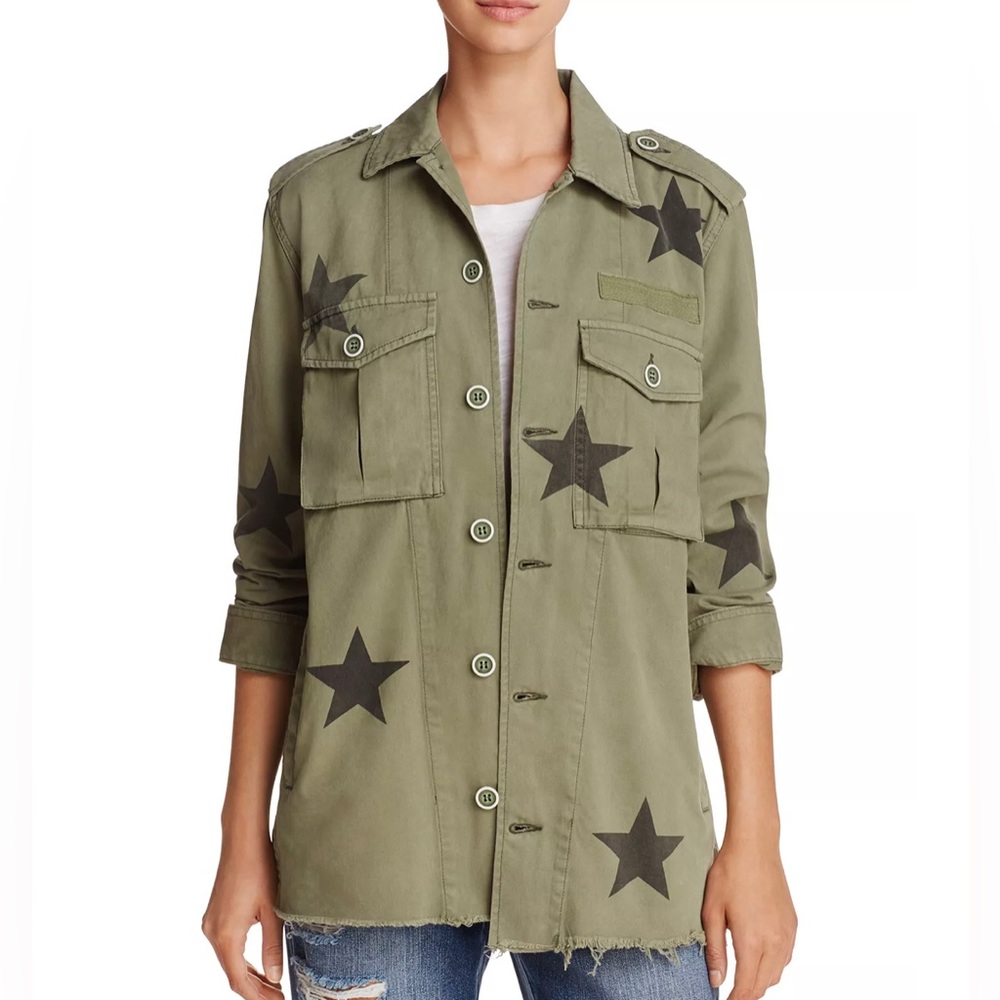 Pistola Camilo Star Print Military Jacket